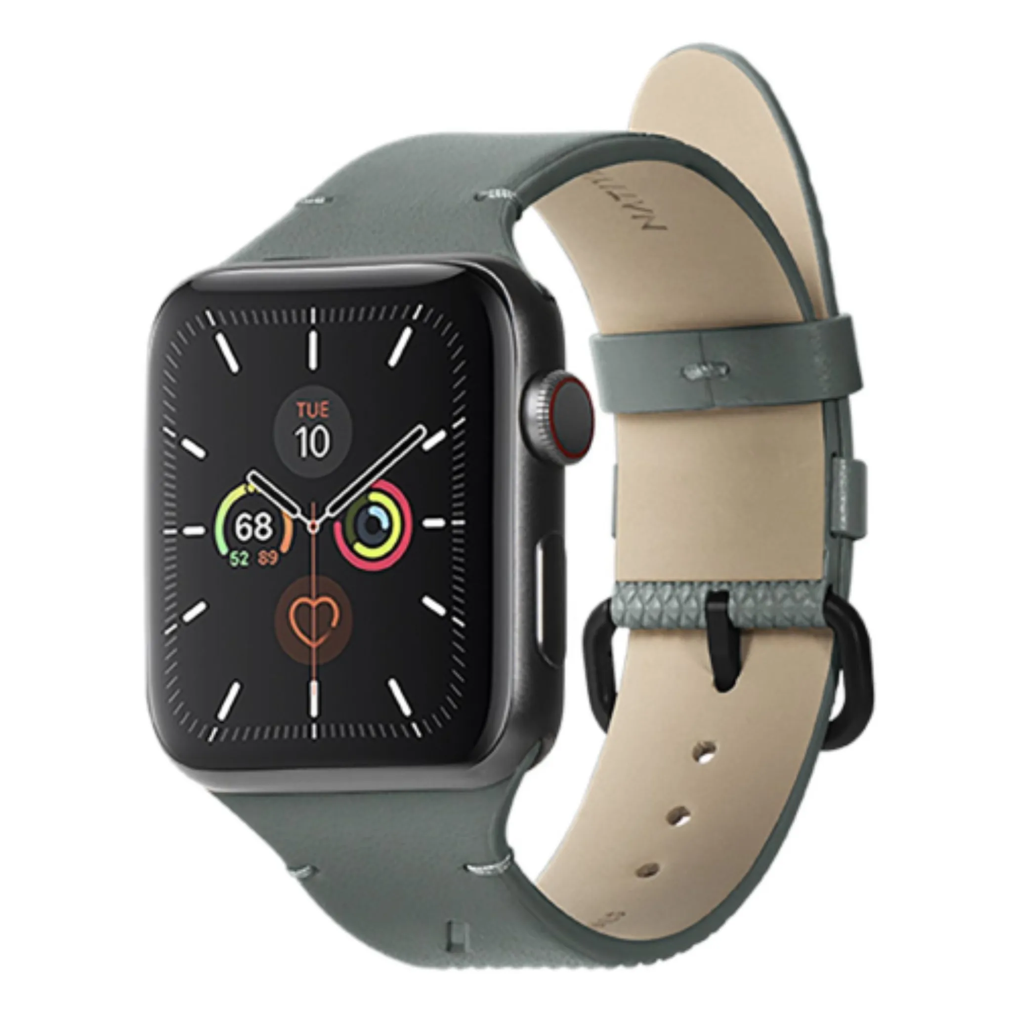 Ремешок Native Union (RE)Classic для Apple Watch 49/45/44/42 мм, зеленый